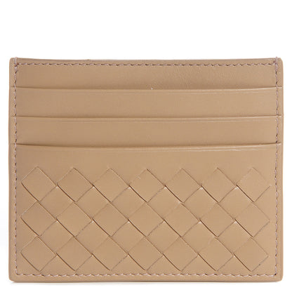 Bottega Veneta Nappa Intrecciato VN Card Case Beige Walnut 1 of 9