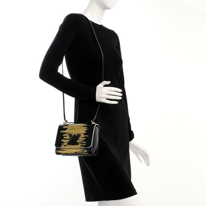 Louis Vuitton Calfskin Twist Shoulder Bag PM Light Gold 2 of 6