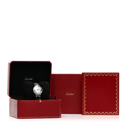 Cartier Stainless Steel Diamond Bezel 33mm Ballon Bleu De Cartier Automatic Watch 5 of 5