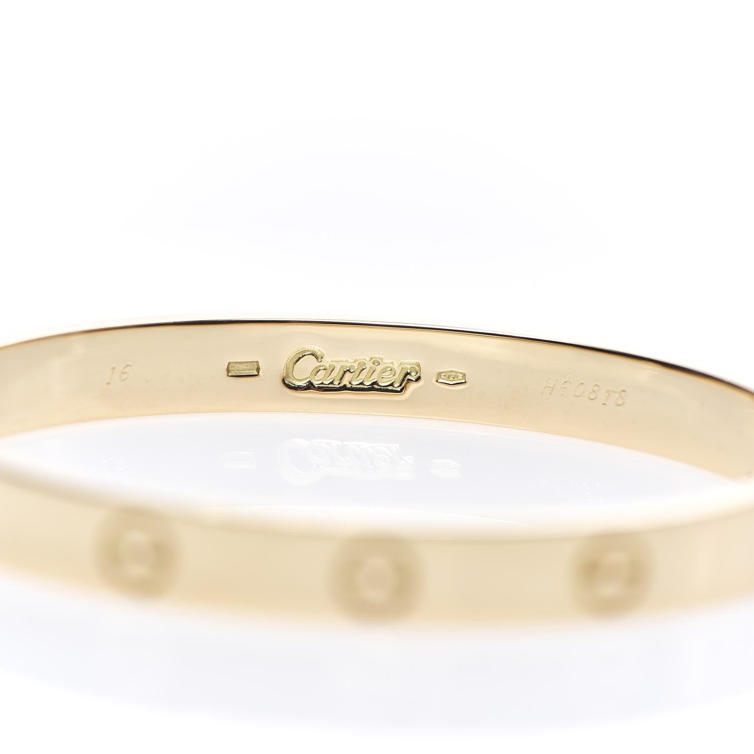 Cartier 18K Yellow Gold LOVE Bracelet 16 4 of 6