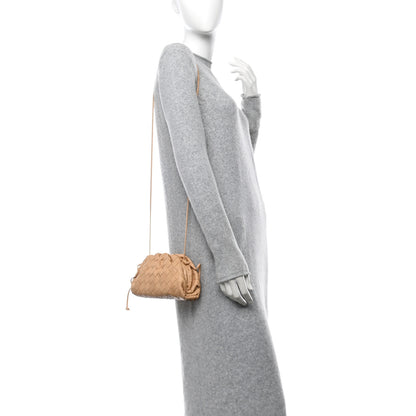 Bottega Veneta Nappa Intrecciato The Mini Pouch Almond 2 of 10