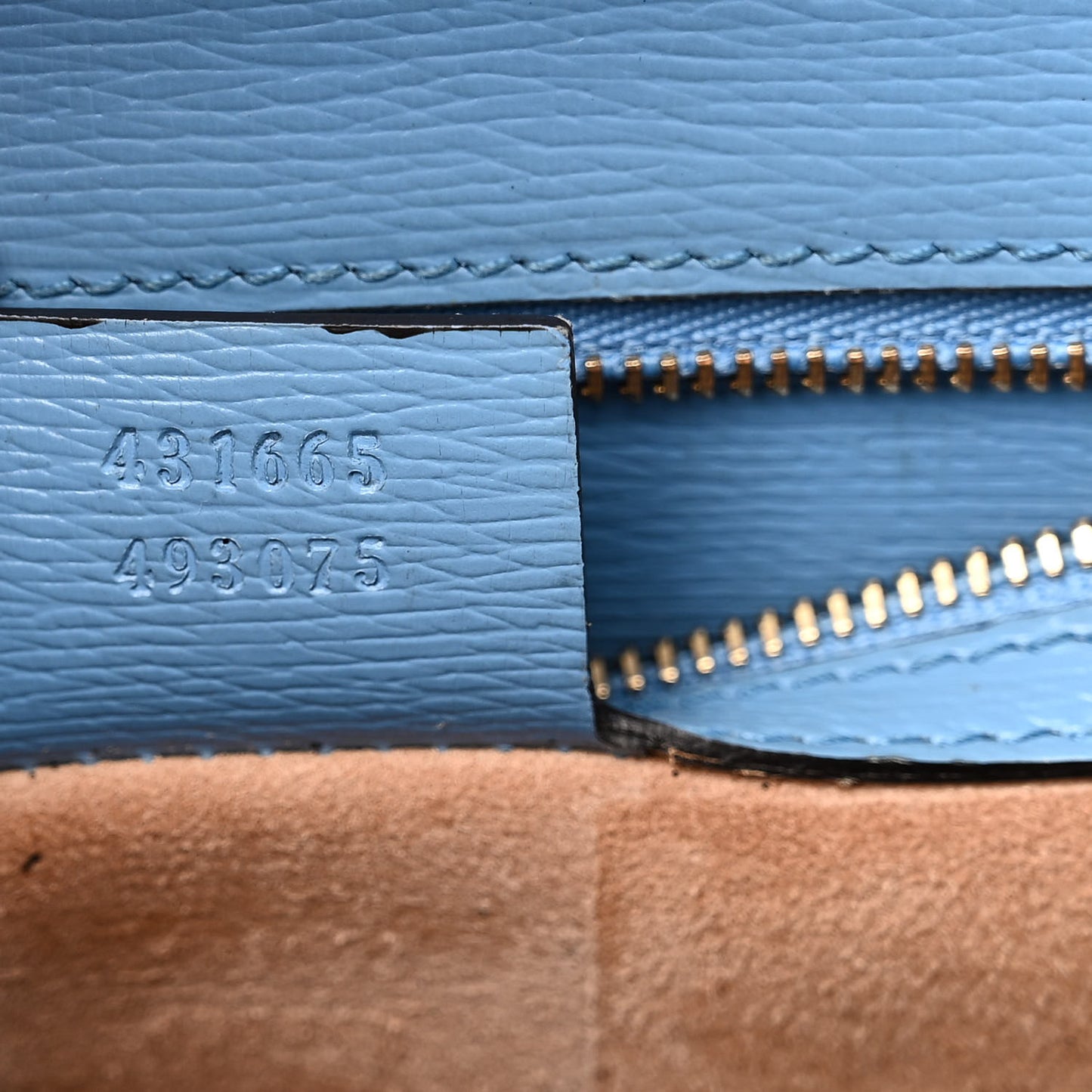 Calfskin New Flora Medium Sylvie Top Handle Bag Azure