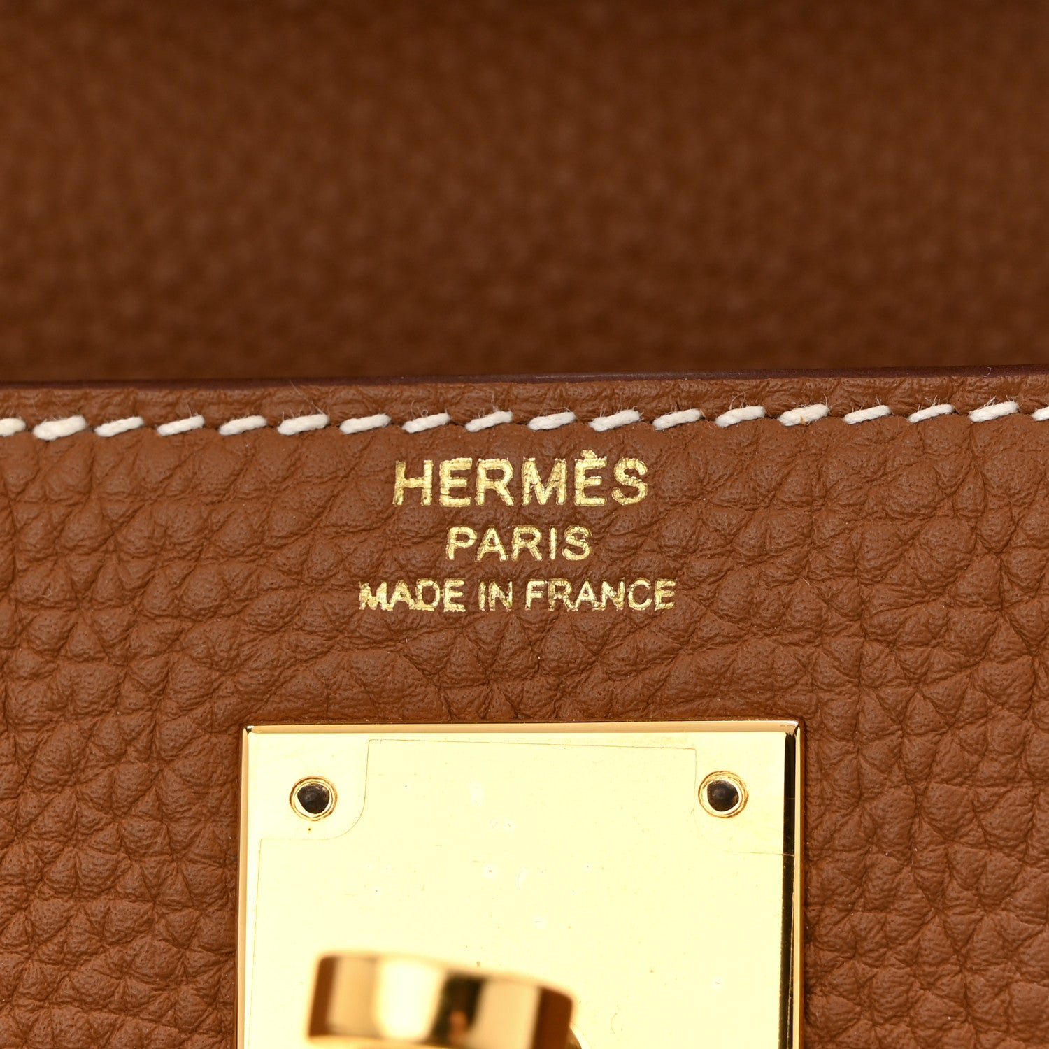 Hermes Togo Kelly Retourne 28 Gold 6 of 11