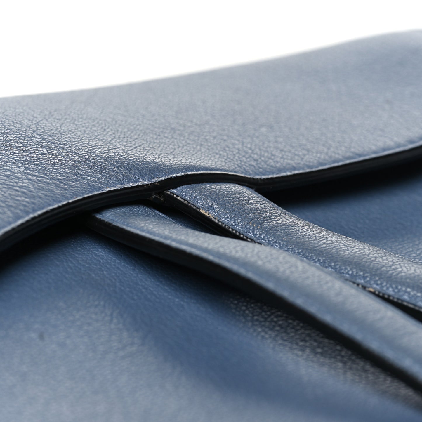 Calfskin Saddle Bag Sky Blue