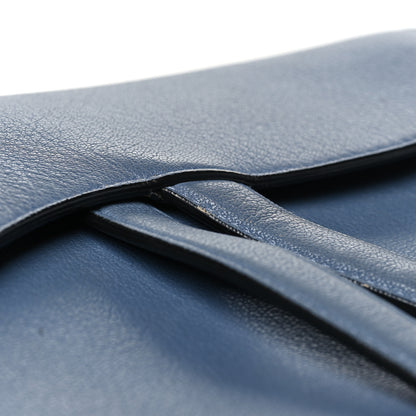 Christian Dior Calfskin Saddle Bag Sky Blue 11 of 12