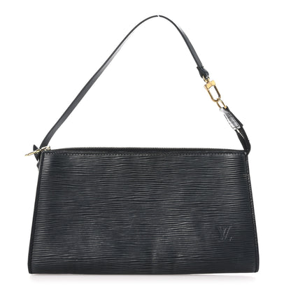 Louis Vuitton Epi Pochette Accessories 21 Black 1 of 10
