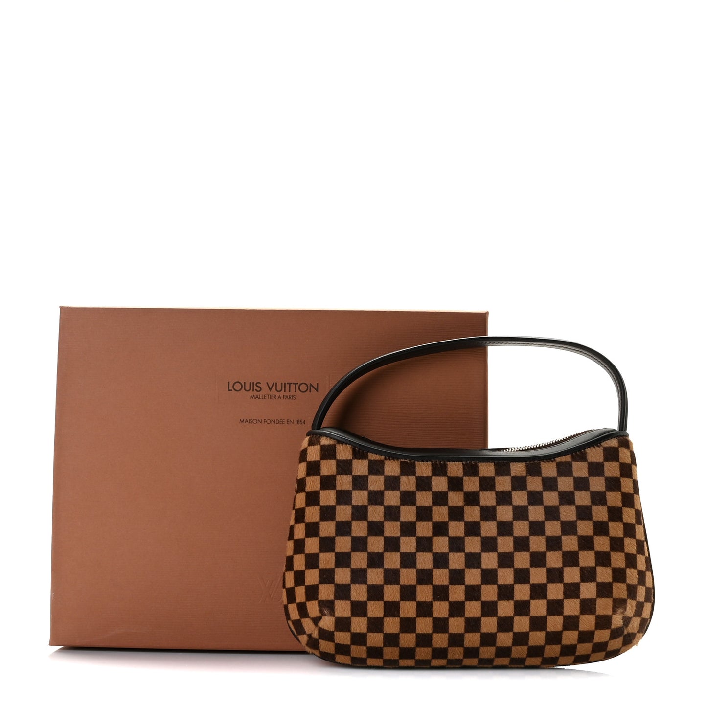 Calf Hair Damier Sauvage Tigre