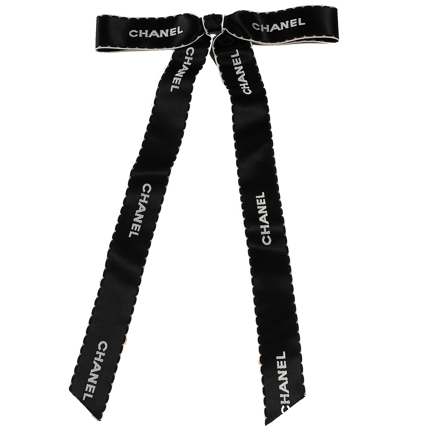 Ribbon Brooch Black