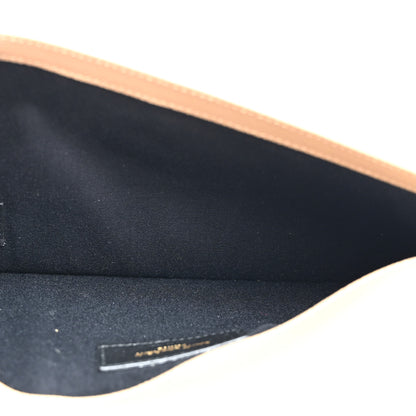 Saint Laurent Grain De Poudre Uptown Pouch Dark Beige 5 of 7