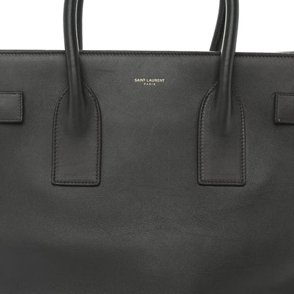 Saint Laurent Calfskin Large Sac de Jour Carryall Grey 9 of 16