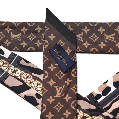Louis Vuitton Silk Monogram Confidential Bandeau Marron 3 of 3