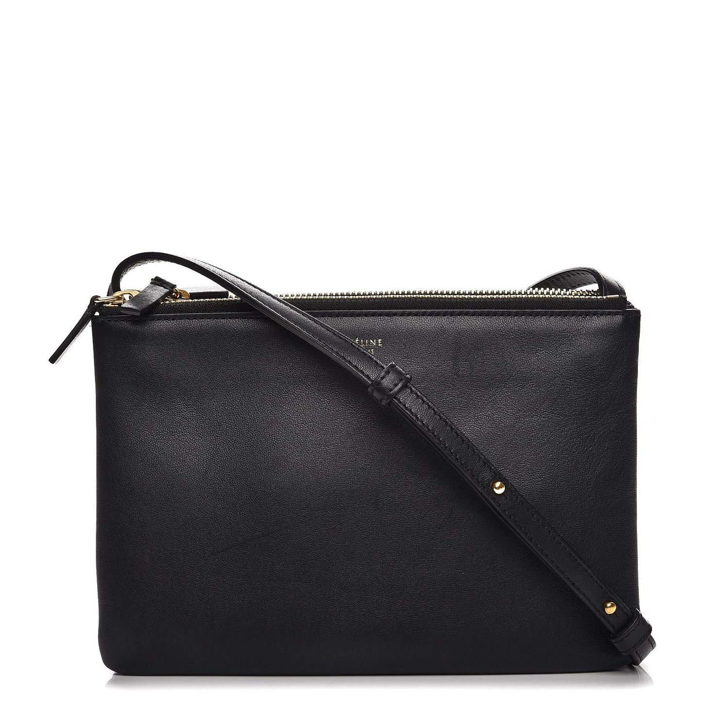 Lambskin Small Trio Crossbody Bag Navy