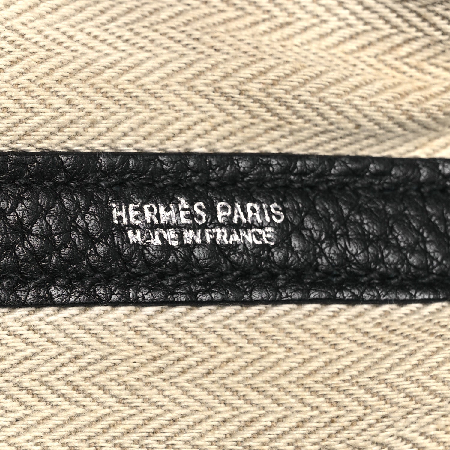 Hermes Negonda Garden Party Tote 36 MM Black 6 of 10