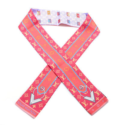 Louis Vuitton Silk Monogram Minimalle Bandeau Lilac 1 of 4