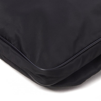 Prada Tessuto Nylon Saffiano Messenger Bag Black 5 of 8