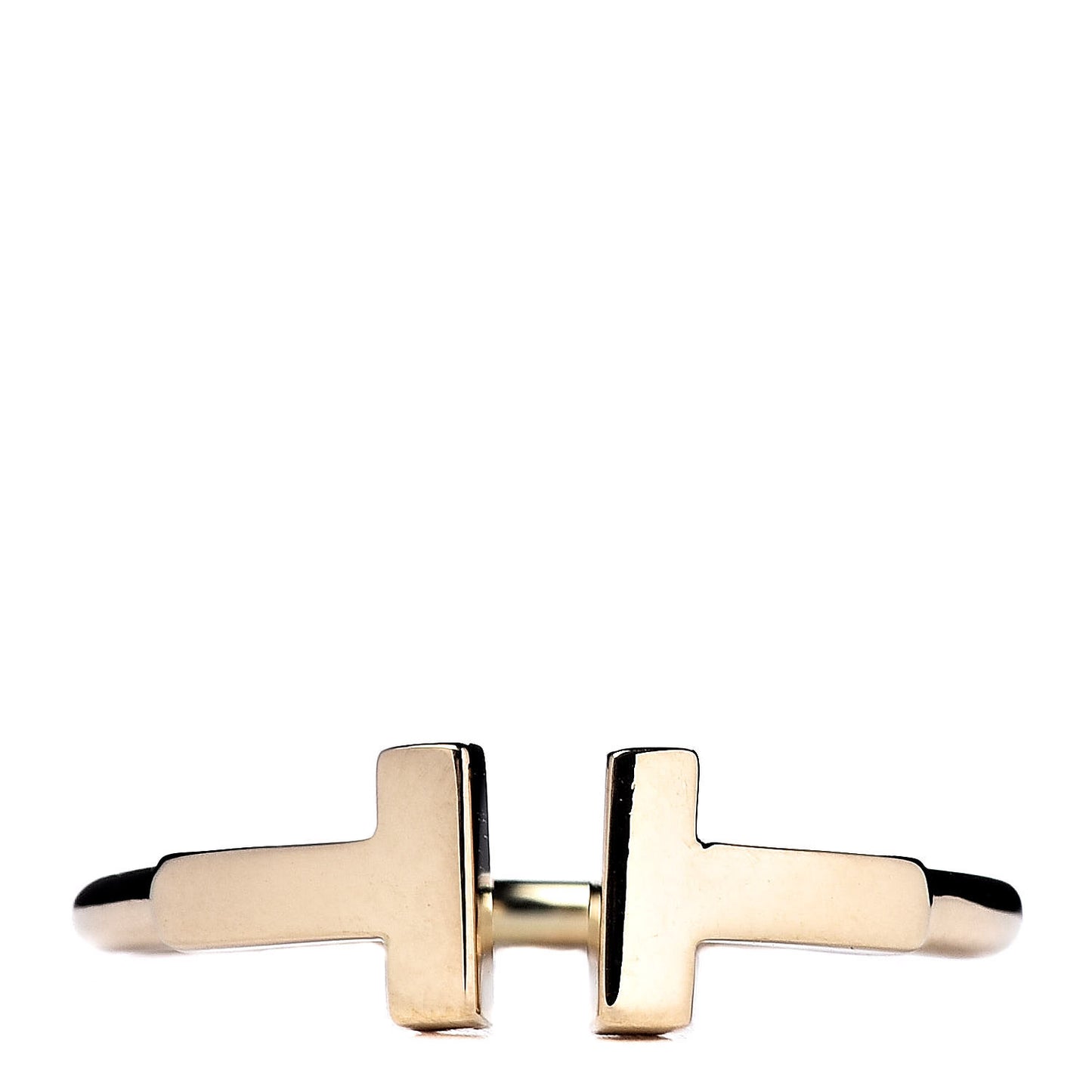 18K Yellow Gold T Wire Ring 49 5