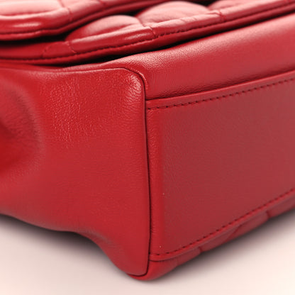 Chanel Lambskin Quilted Small Chain Link Flap Bag Red 7 of 8