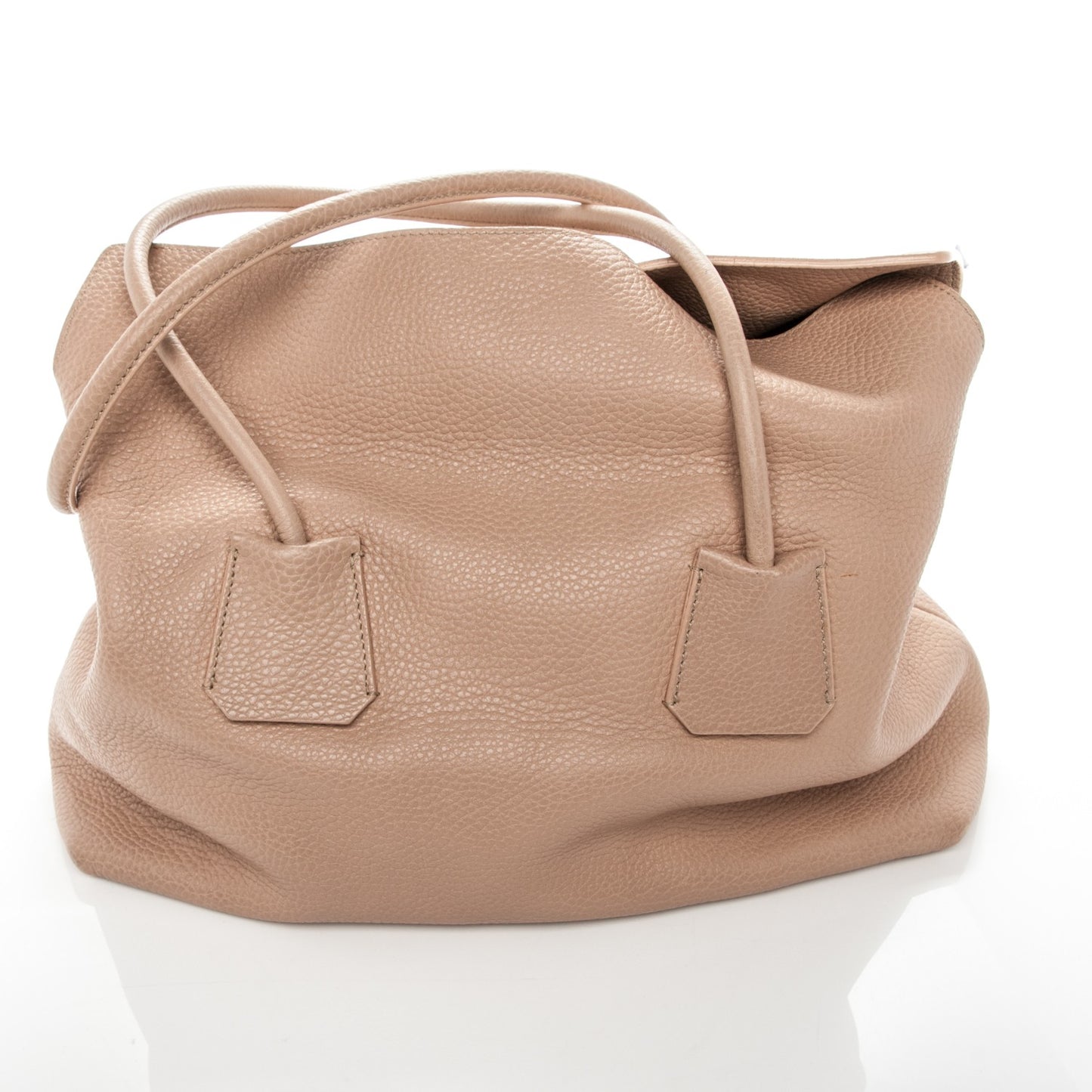 Grainy Calfskin Medium Baynard Tote Light Nude