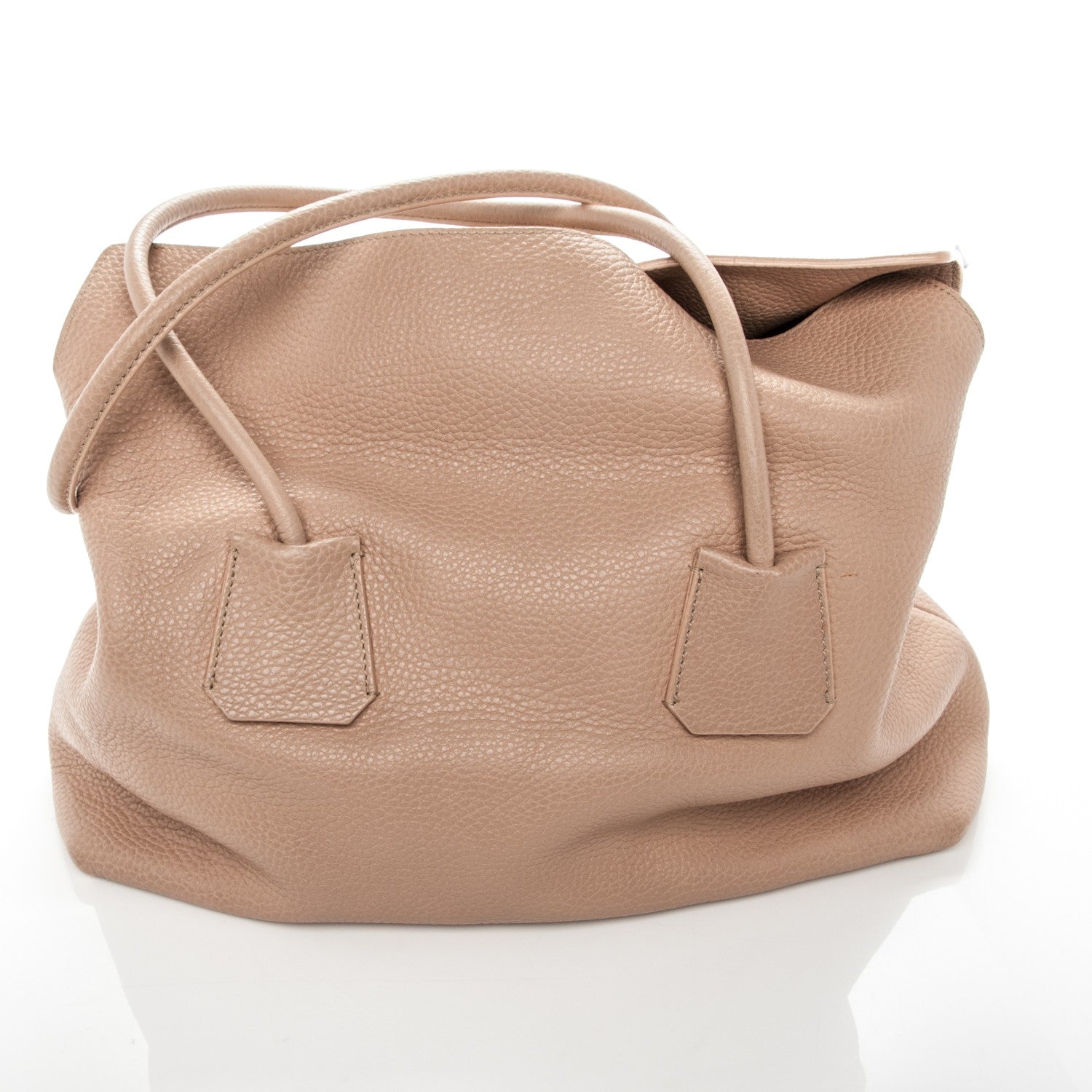 Burberry Grainy Calfskin Medium Baynard Tote Light Nude 9 of 9
