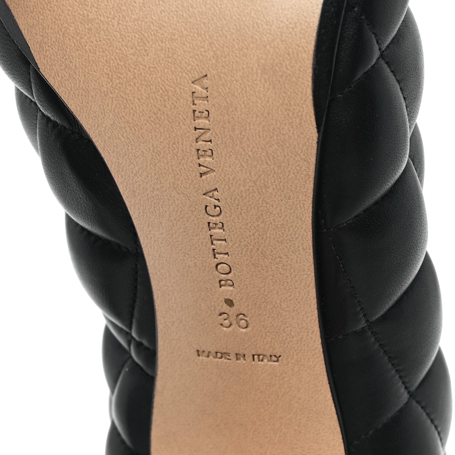 Nappa Matelasse Padded Dream Pumps 36 Black