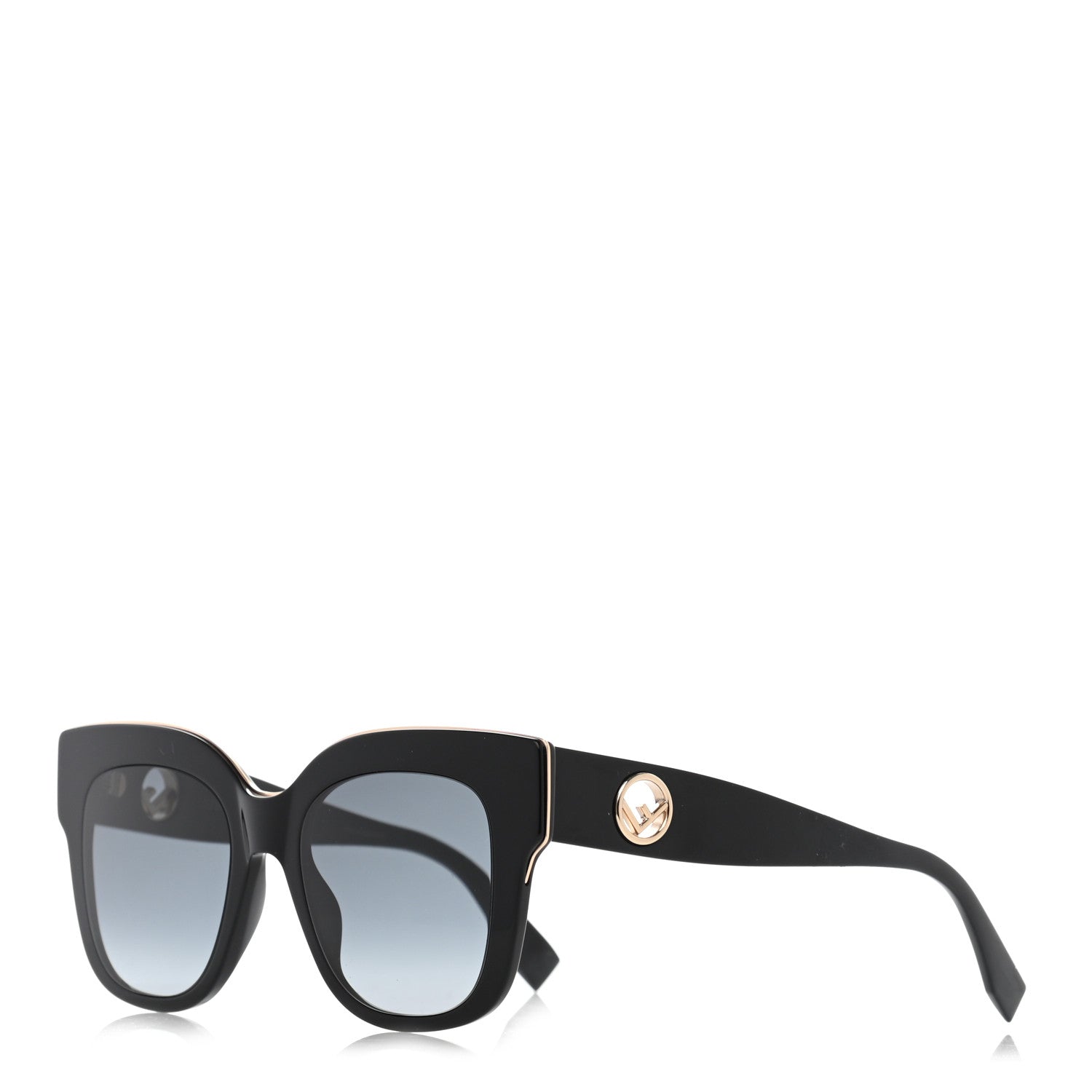 Fendi Acetate F is Fendi Sunglasses FF 0359/G/S Black 1 of 7