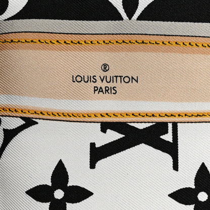 Louis Vuitton Silk Monogram Confidential Bandeau Black 3 of 4