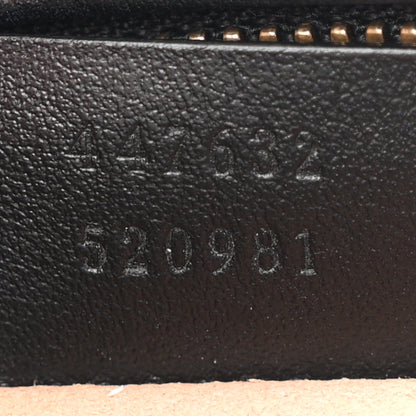 Gucci Calfskin Matelasse Small GG Marmont Chain Shoulder Bag Black 7 of 10