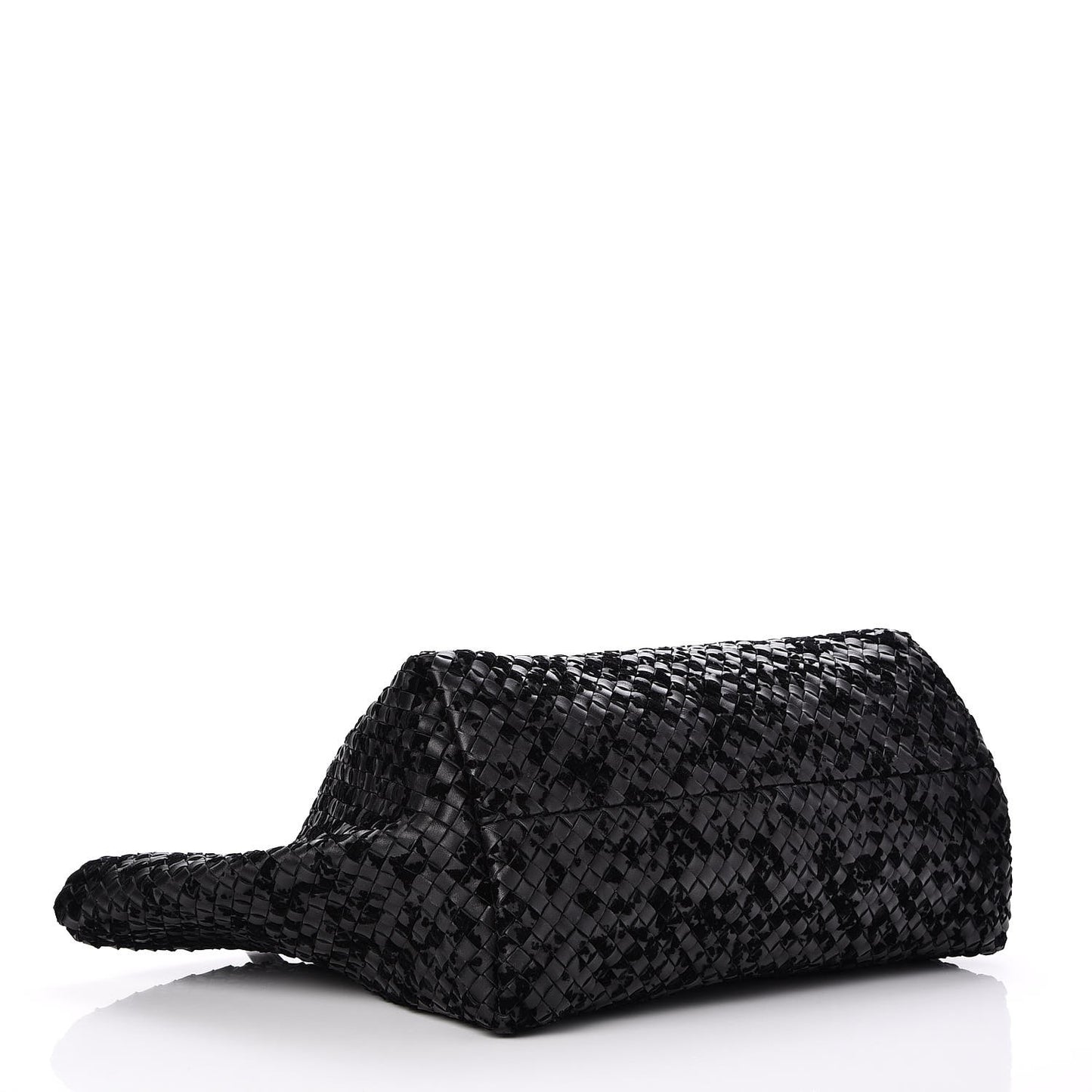 Nappa Velours Intrecciato Large Cabat Black