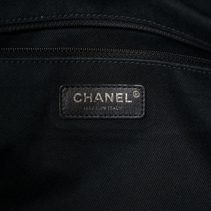 Chanel Woven Straw Raffia Small Deauville Tote Charcoal 6 of 15
