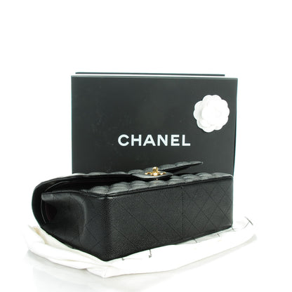 Chanel Caviar Quilted Jumbo Double Flap Black 4 of 8