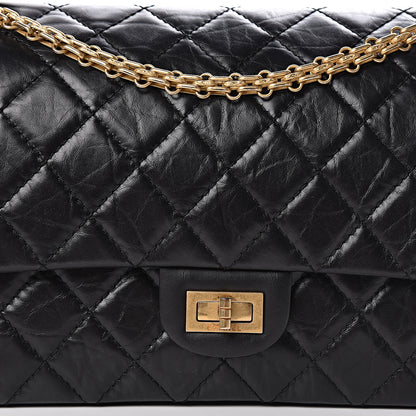 Chanel Aged Calfskin Quilted 2.55 Reissue 226 Flap Black 11 of 12