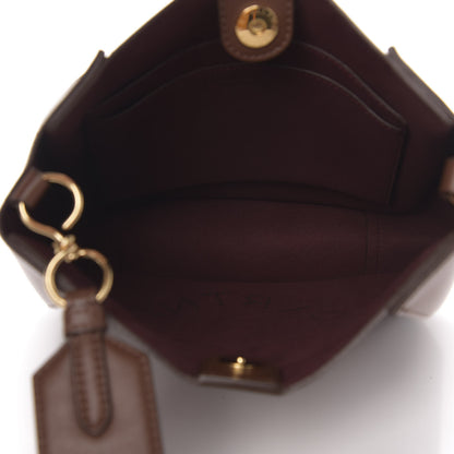 Stella McCartney Eco Alter Nappa Perforated Logo Tiny Crossbody Cinnamon 5 of 9