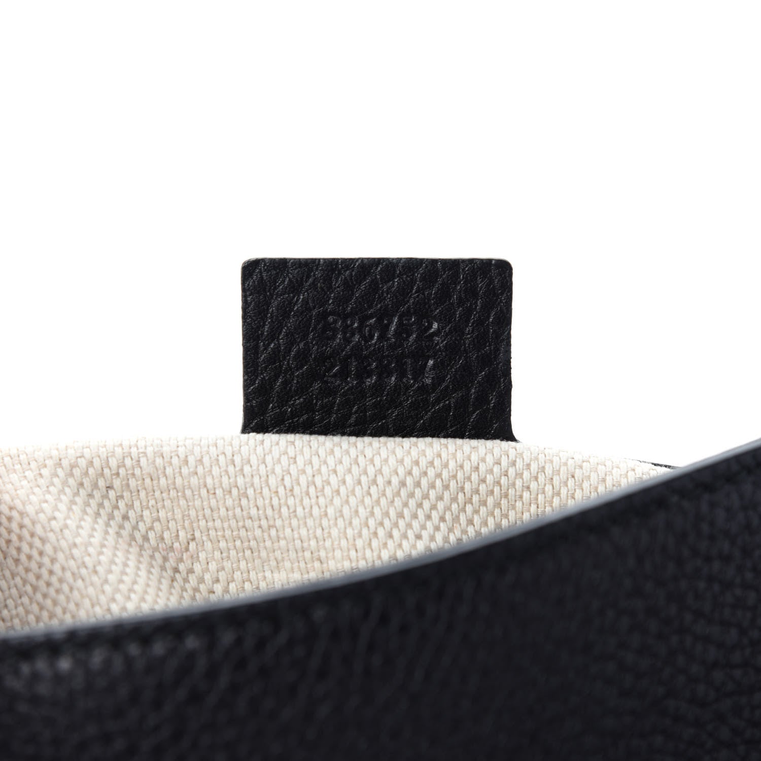 Gucci Pebbled Calfskin Medium Soho Flap Crossbody Black 9 of 10