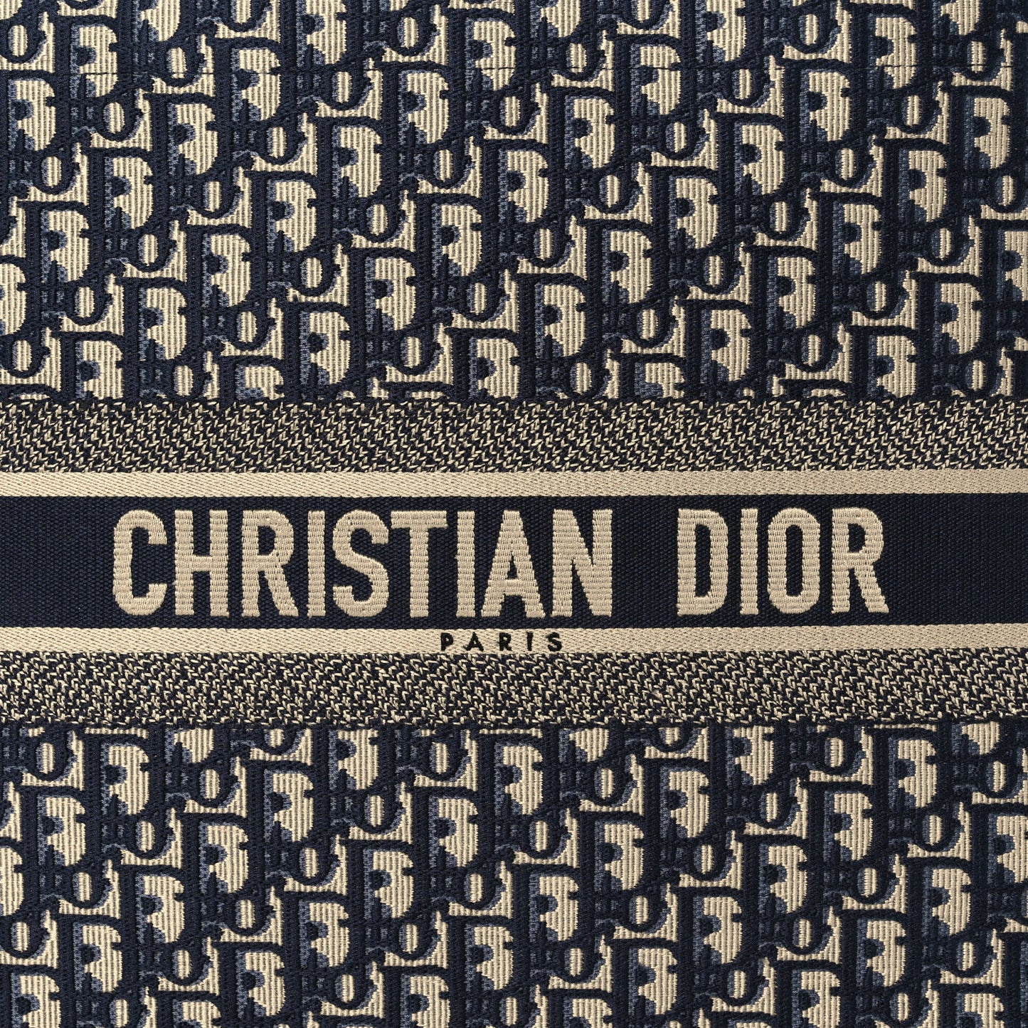 Oblique Large Book Tote Blue Multicolor