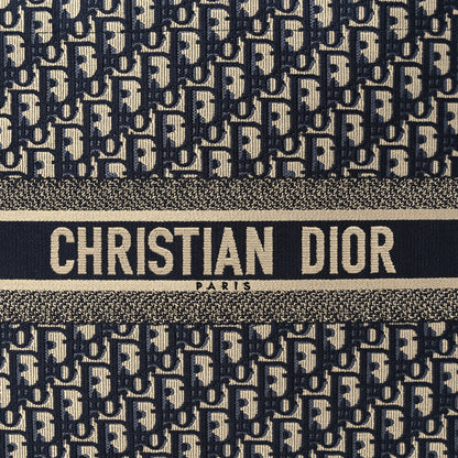 Christian Dior Oblique Large Book Tote Blue Multicolor 8 of 10