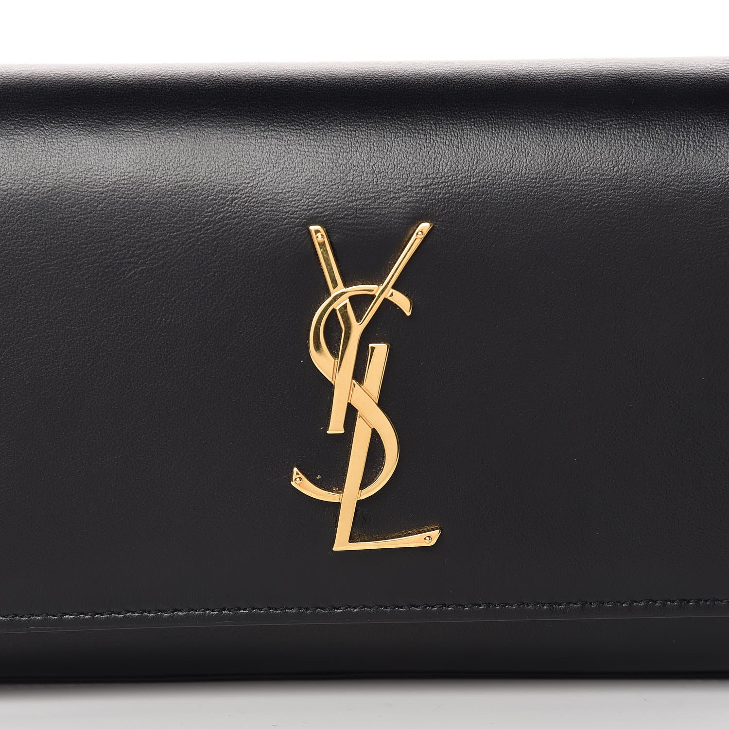 Saint Laurent Smooth Calfskin Monogram Kate Belt Bag Black 9 of 11