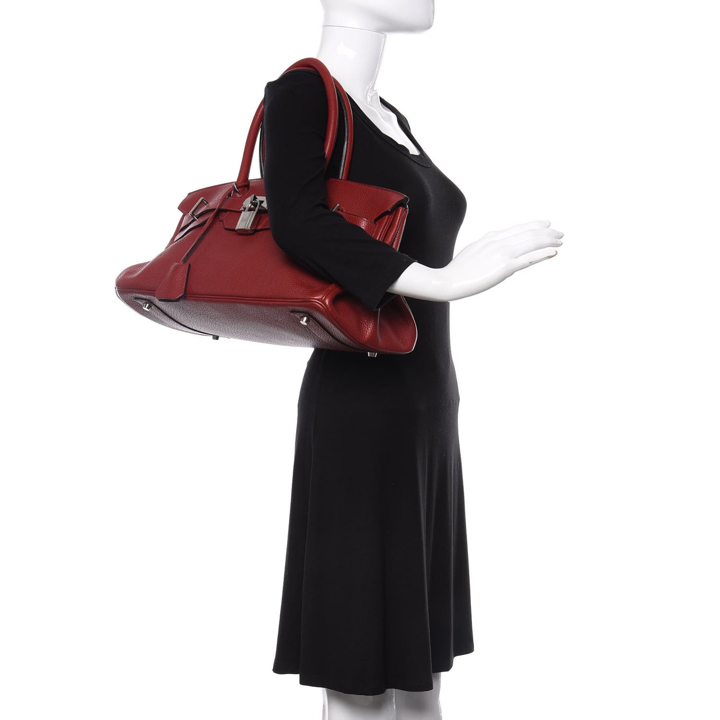 Taurillon Clemence JPG Birkin 42 Rouge H