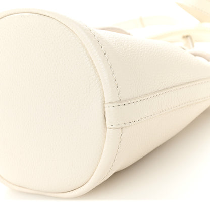 Marc Jacobs Grained Calfskin The Bucket Bag Cotton 11 of 11