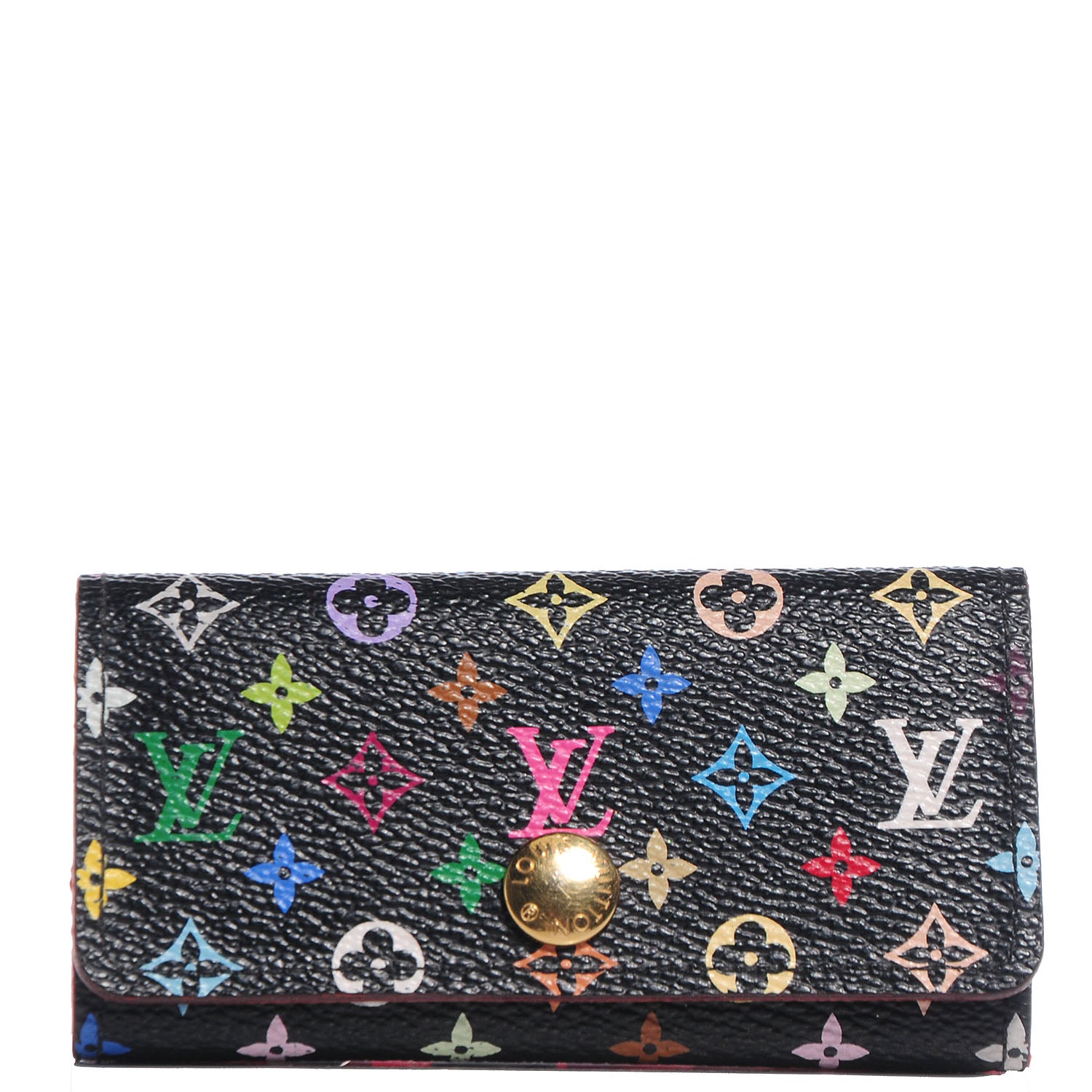 Louis Vuitton Monogram Multicolor Multicles 4 Key Holder Violet 1 of 7