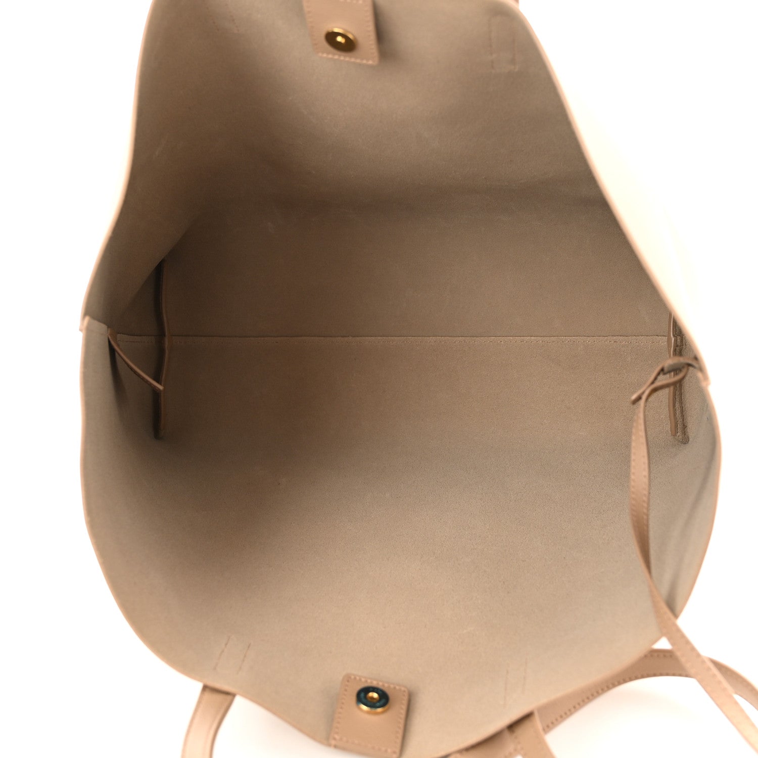 Saint Laurent Calfskin Large Shopping Tote Toffee 6 of 11