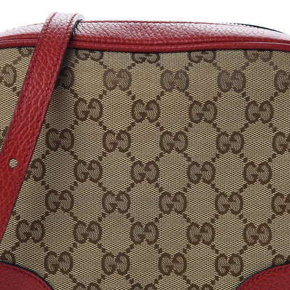 Gucci Monogram Mini Bree Messenger Bag Red 11 of 11