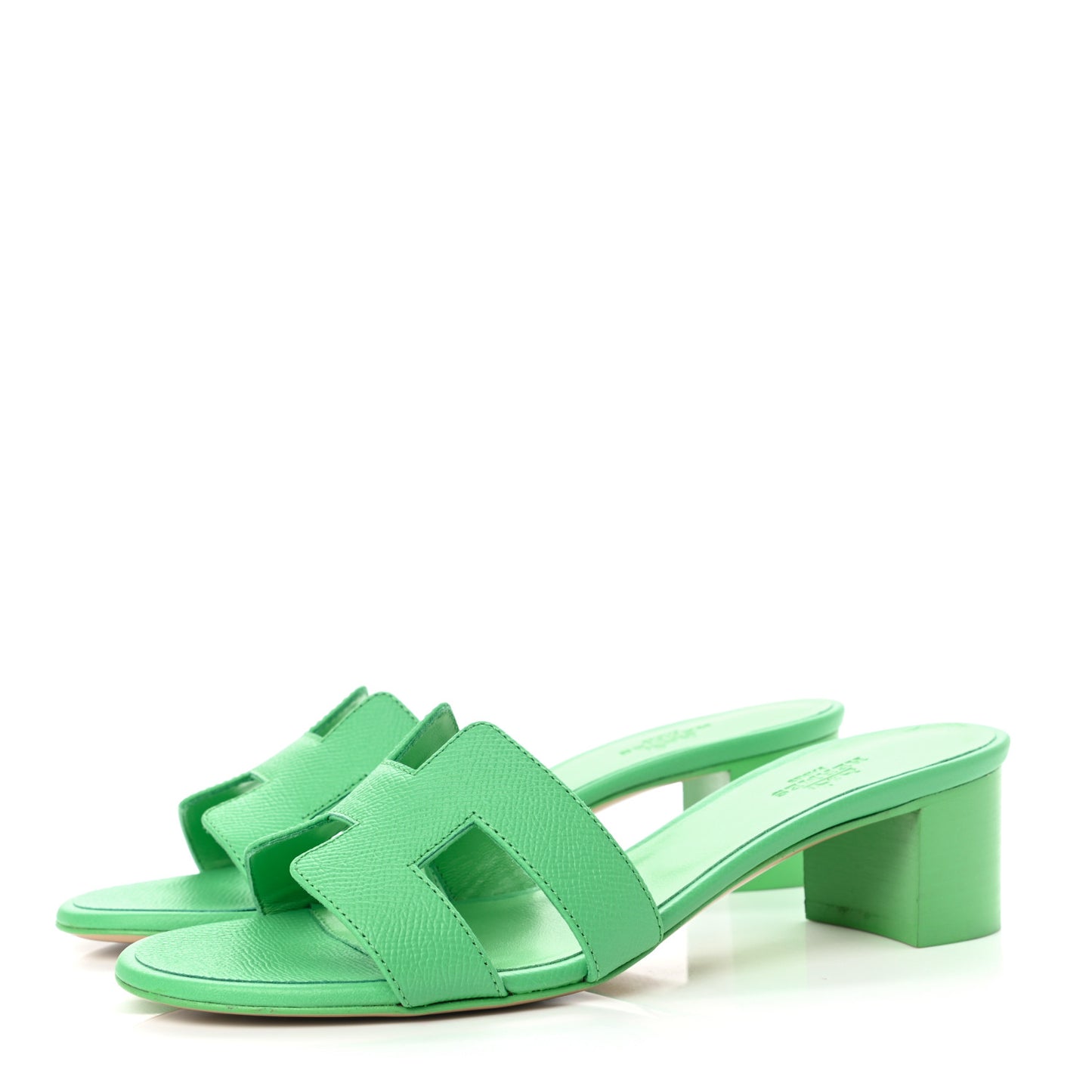 Epsom Oasis Sandals 37 Vert Pomme