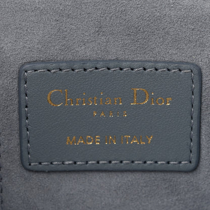 Christian Dior Lambskin Cannage Micro Lady Dior Vanity Case Cloud Blue 6 of 10