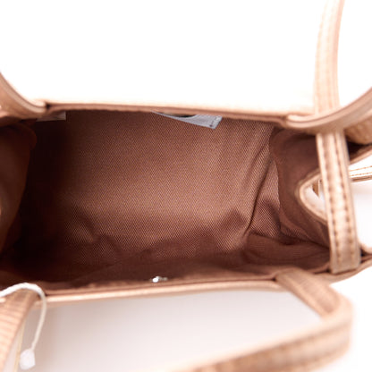 Telfar Metallic Vegan Leather Small Shopping Bag Copper 5 of 10