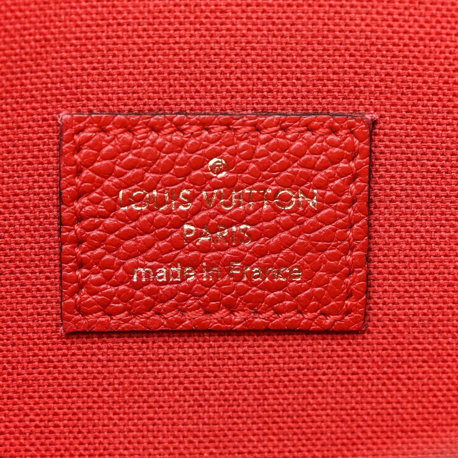 Louis Vuitton Empreinte Pochette Felicie Chain Wallet Scarlet 7 of 14