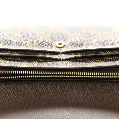 Louis Vuitton Damier Ebene Sarah Wallet 8 of 8