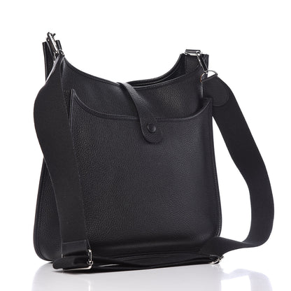 Hermes Taurillon Clemence Evelyne III GM Black 3 of 10