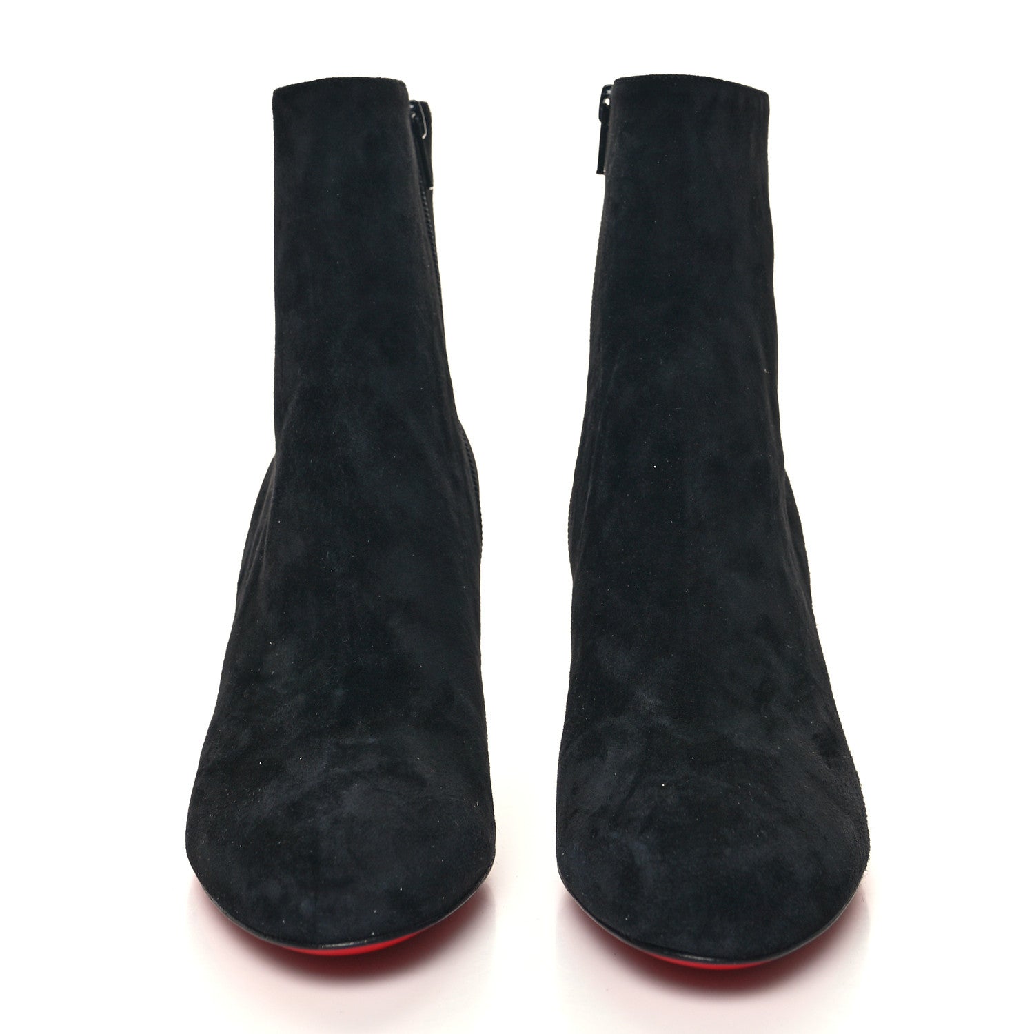 Christian Louboutin Veau Velours Top 70 Ankle Boots 36.5 Black 2 of 7
