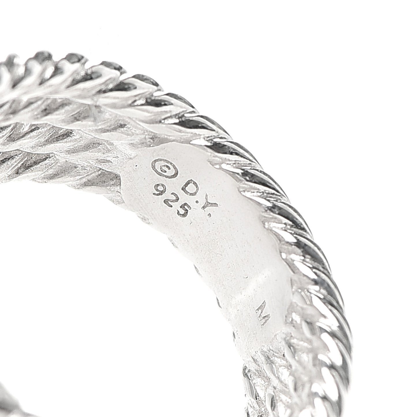 Sterling Silver Diamond Confetti 4 Row Ring 50 5.5