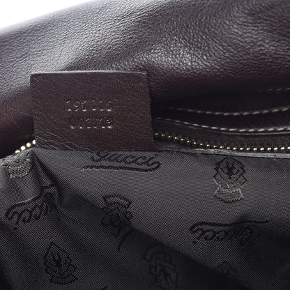 Gucci Crystal Monogram Medium Hysteria Tote Dark Brown 7 of 12